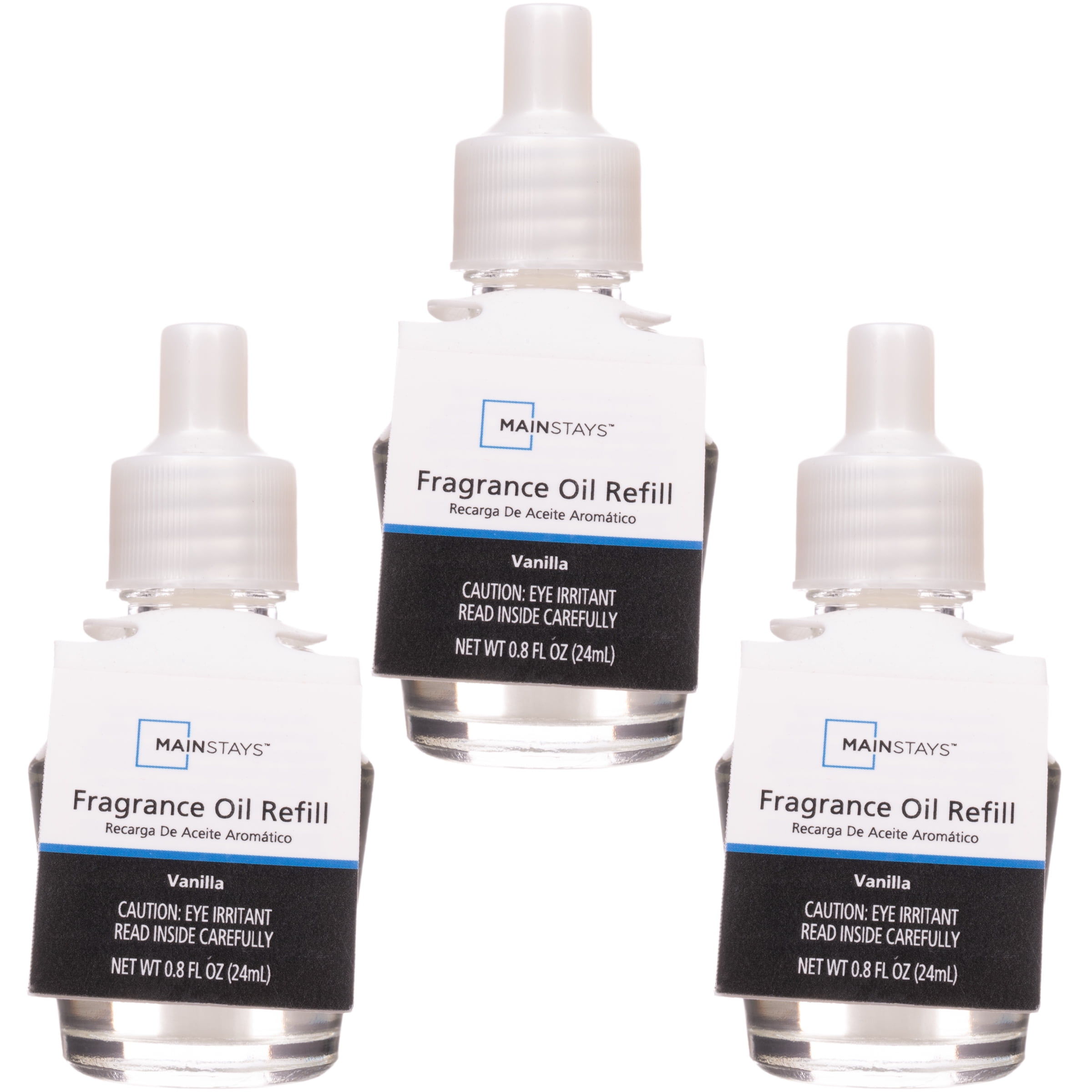 Mainstays Aroma Accents Oil Refill 24 mL, Vanilla, 3pk