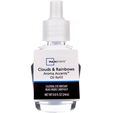 Mainstays Aroma Accents Oil Refill 24mL, Clouds & Rainbows