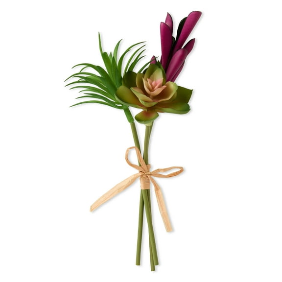 Mainstays Artificial Bundle Green/Burgundy