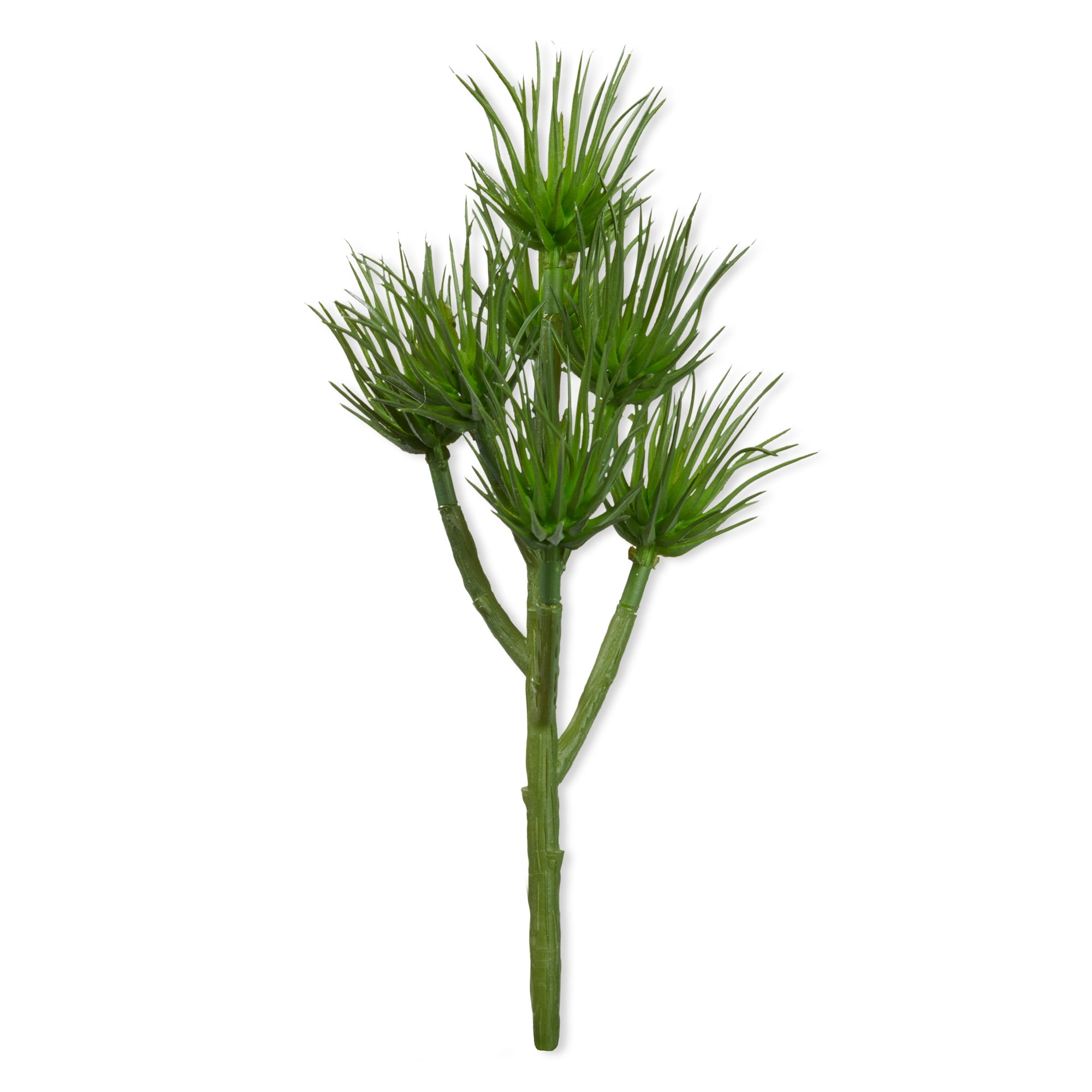 Mainstays Artificial Succulent Pick 3.5 Inch x 7.25 Inch Green Spiked