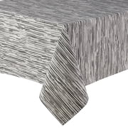 Mainstays B&W Striped Cotton Polyester Tablecloth, 60" x 84"