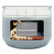 Mainstays Backyard Bonfire 3 Wick Candle, 11.5 Oz