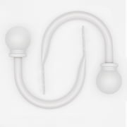 Mainstays White Ball Curtain Rod Holdbacks (2 Count)