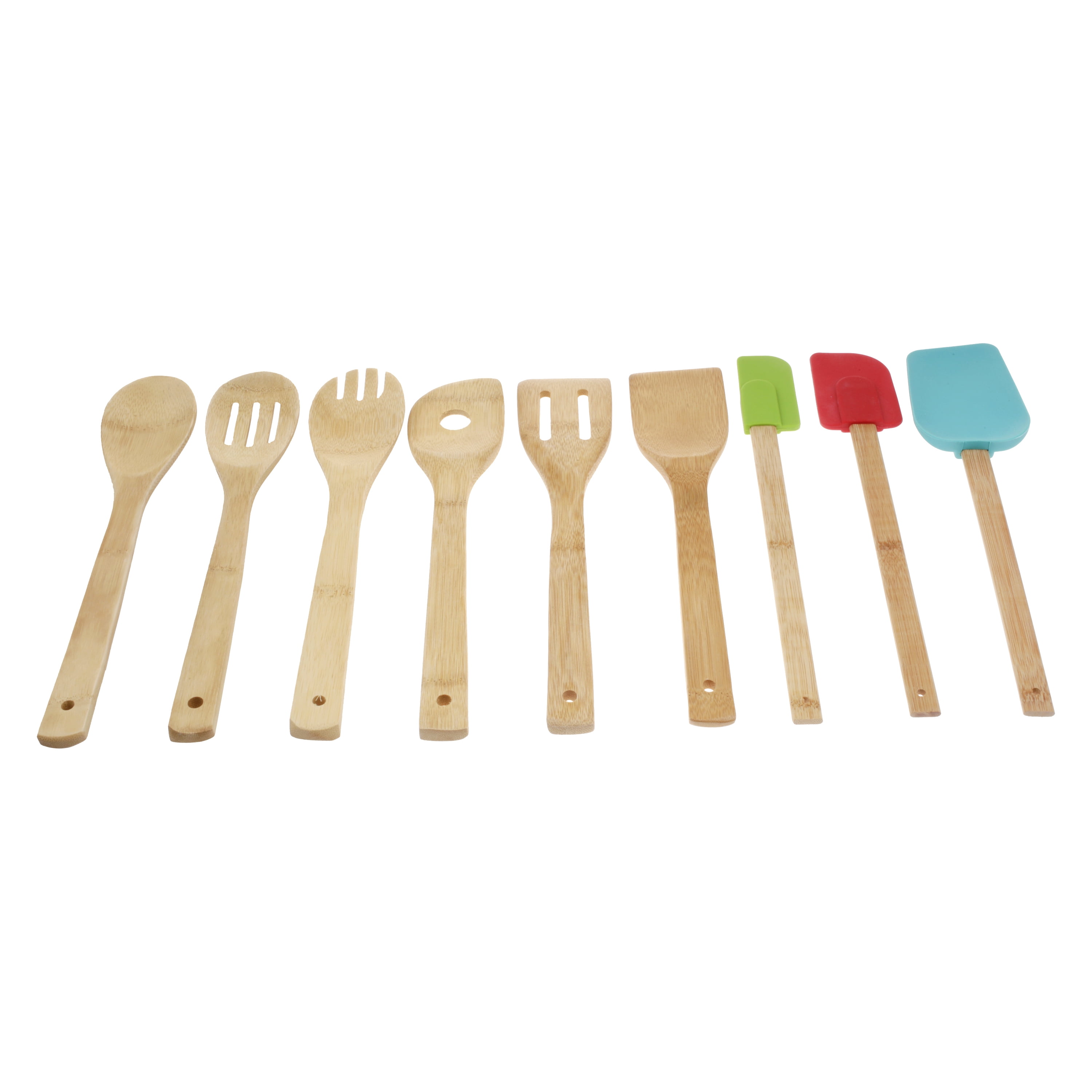 Bamboo Kitchen Utensil Set – 5 Piece Premium Cooking Tools and