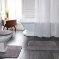thumbnail image 1 of Mainstays Basic 2 Piece Bath Rug Set, 19.5" x 32" & 19.5" x 32", Light School Grey, 1 of 2