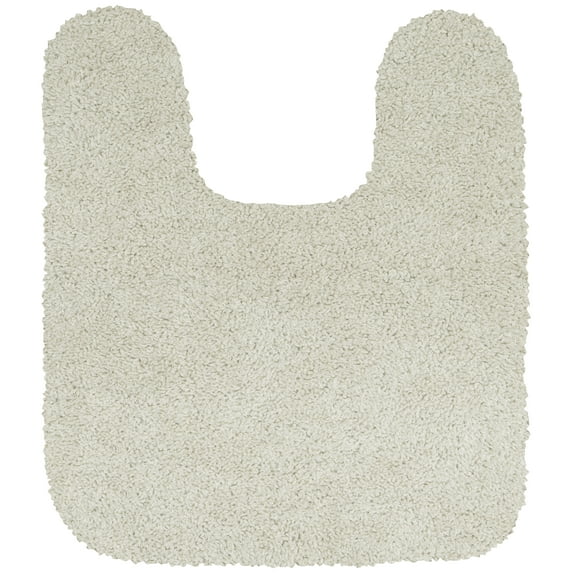 Mainstays Basic Bath Rug, Vanilla Dream, 19.5" x 22" Contour