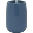 Mainstays Basic Ceramic Blue Toothbrush Holder, 1 Each