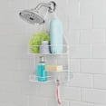 thumbnail interactive-video image 1 of Mainstays Basic Hanging Shower Caddy with 2 Shelves and Soap Tray, White, 1 of 6