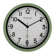 Mainstays Basic Indoor 8.78" Sage Analog Round Modern Wall Clock