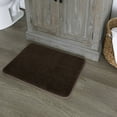 thumbnail image 1 of Mainstays Basic Memory Foam Bath Mat, Brown Basket, 17" x 23.5", 1 of 2