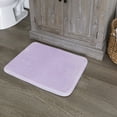 thumbnail image 1 of Mainstays Basic Memory Foam Bath Mat, Lavender Sky, 17" x 23.5", 1 of 2