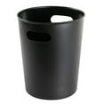 thumbnail image 1 of Mainstays Basic 2.64 Gallon Plastic Wastebasket with Cut Out Handles in Rich Black, 1 of 8