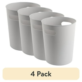 Bathroom Wastebaskets in Bathroom Accessories | Gray - Walmart.com