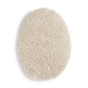 Mainstays Basic Polyester Toilet Lid Cover, Tan, 19" x 22"