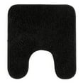 thumbnail interactive-video image 1 of Mainstays Basic Polyester Contour Bath Rug, Black, 20" x 22", 1 of 10