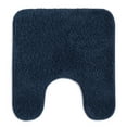 thumbnail interactive-video image 1 of Mainstays Basic Polyester Contour Bath Rug, Navy, 20" x 22", 1 of 8