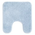 thumbnail image 1 of Mainstays Basic Polyester Contour Bath Rug, Blue Shell, 20" x 22", 1 of 9