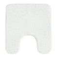 thumbnail image 1 of Mainstays Basic Polyester Contour Bath Rug, White, 20" x 22", 1 of 9