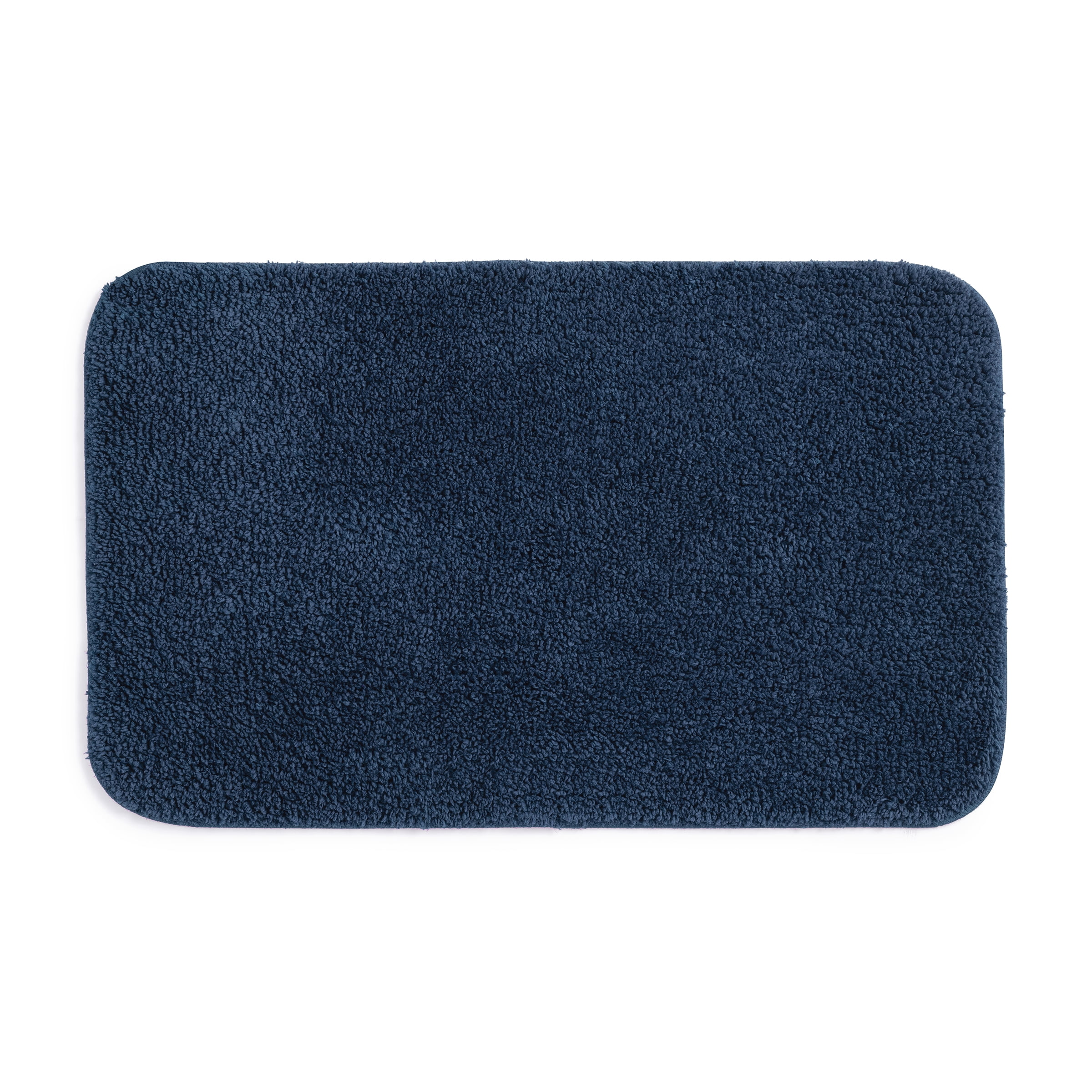 Mainstays Basic Polyester Bath Rug, Navy, 20