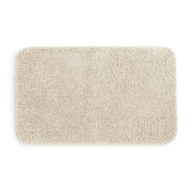 Mainstays Basic Polyester Bath Rug, Tan, 20" x 32"