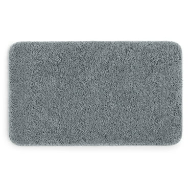 Mainstays Basic Polyester 24" x 40" Large Bath Rug, Grey
