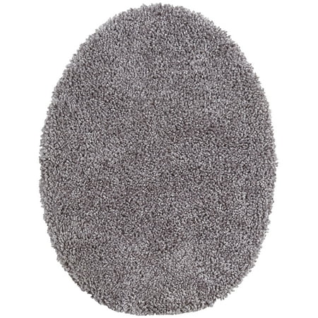 Mainstays Basic Polyester Bath Mat, Light School Grey, 18x20 LID