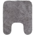 thumbnail image 1 of Mainstays Basic Polyester Bath Rug, Light School Grey, 19.5" x 22" Contour, 1 of 5