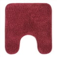 Mainstays Basic Red Polyester 20" x 22" Contour Bath Rug