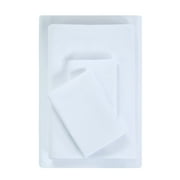 Mainstays Basic Value Microfiber Bed Sheet Set, Arctic White, Full, 4 Piece
