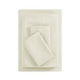 thumbnail image 1 of Mainstays Basic Value Microfiber Bed Sheet Set, Fresh Ivory, King, 4 Piece, 1 of 10