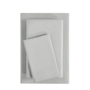 Mainstays Basic Value Microfiber Bed Sheet Set, Light Silver Gray, Twin, 3 Piece