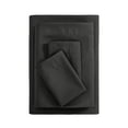 thumbnail image 1 of Mainstays Basic Value Microfiber Bed Sheet Set, Rich Black, King, 4 Piece, 1 of 10