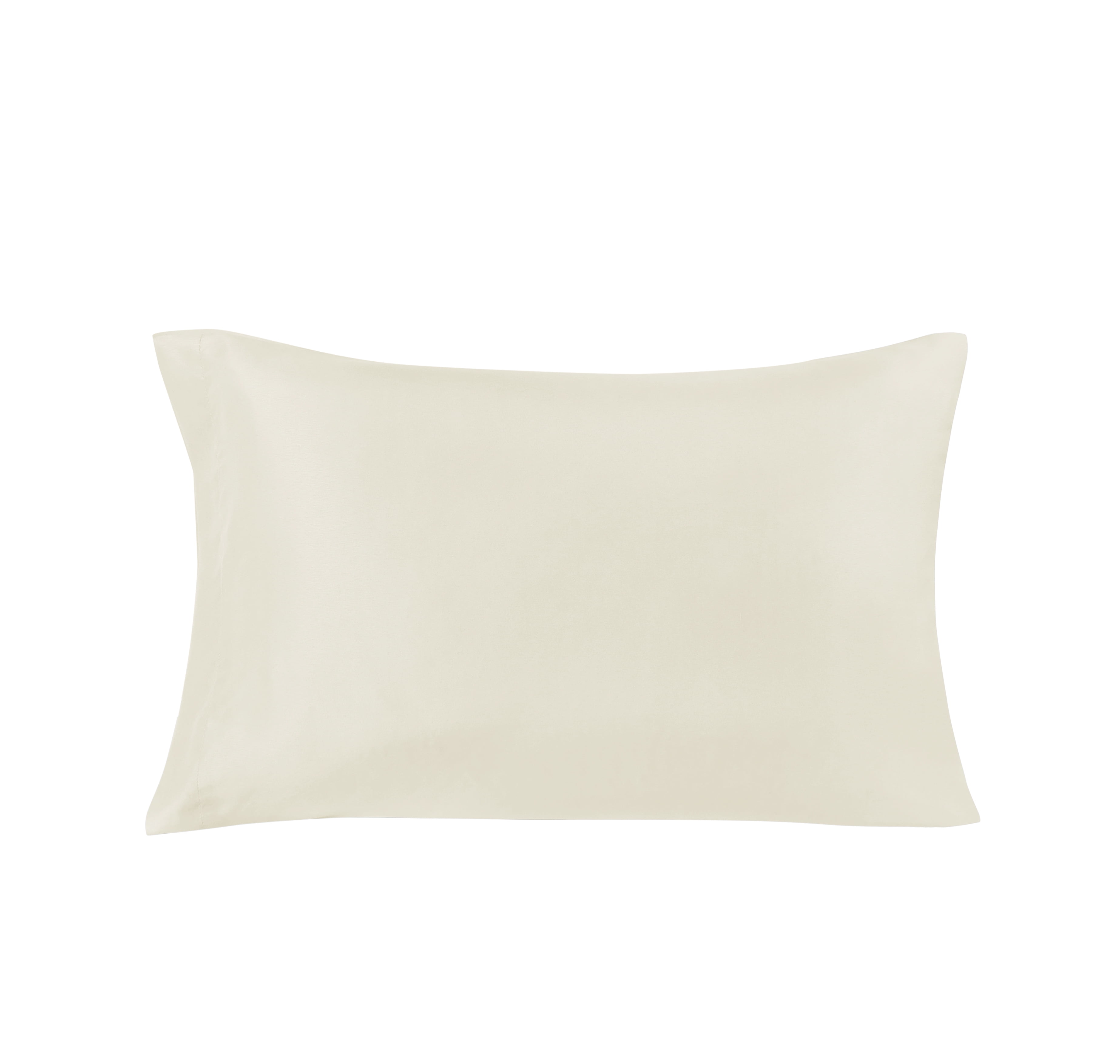 Mainstays Basic Value Microfiber Pillowcase, Fresh Ivory, Standard, 1 Piece