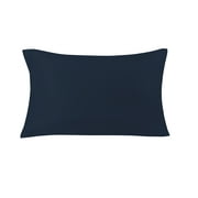 Mainstays Basic Value Microfiber Pillowcase, Navy Blue, Standard, 1 Piece