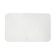 Mainstays Basic White Polyester Skid Resistant 20" x 32" Bath Rug