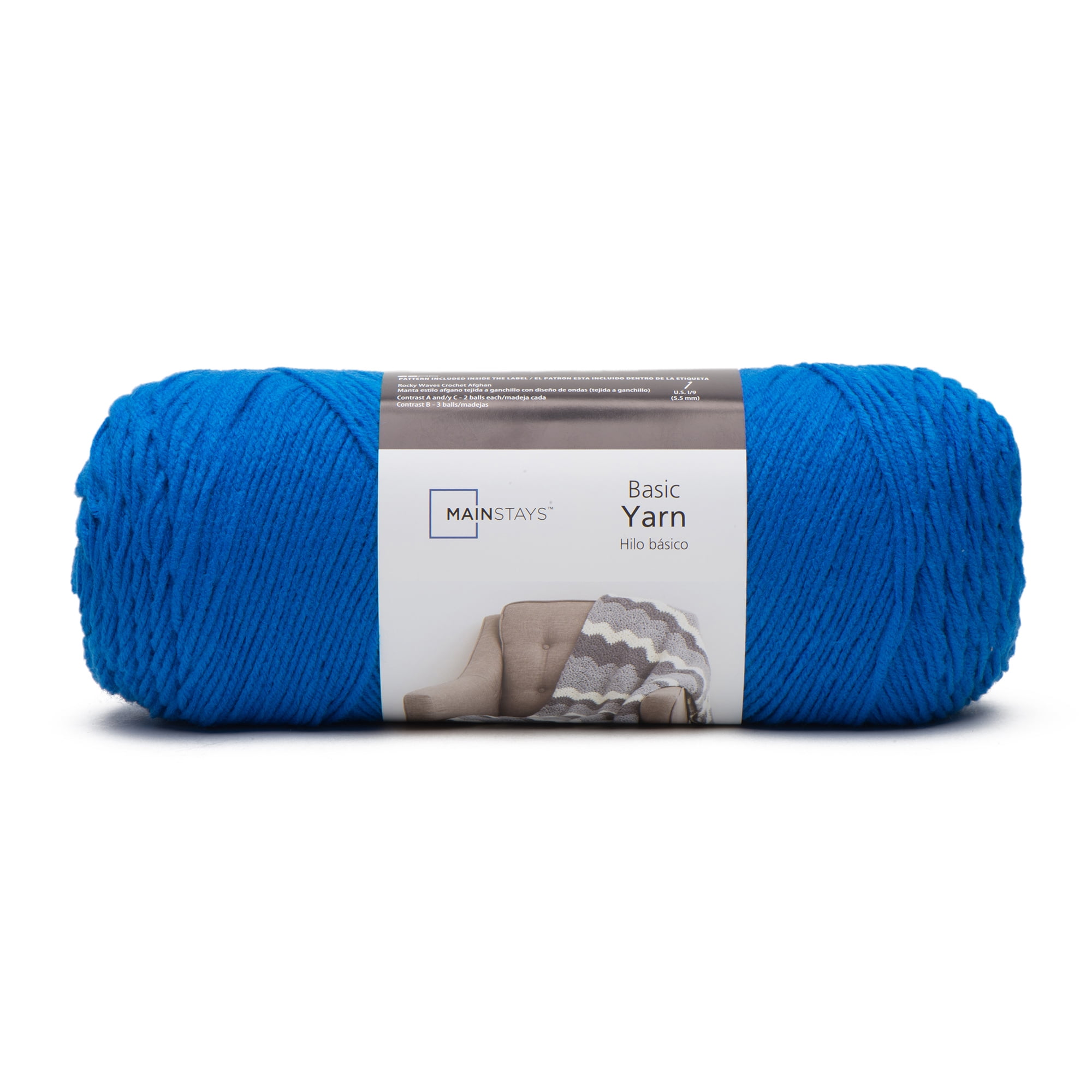 3x50g Beginners Blue Yarn, 260 Yards Blue Yarn for