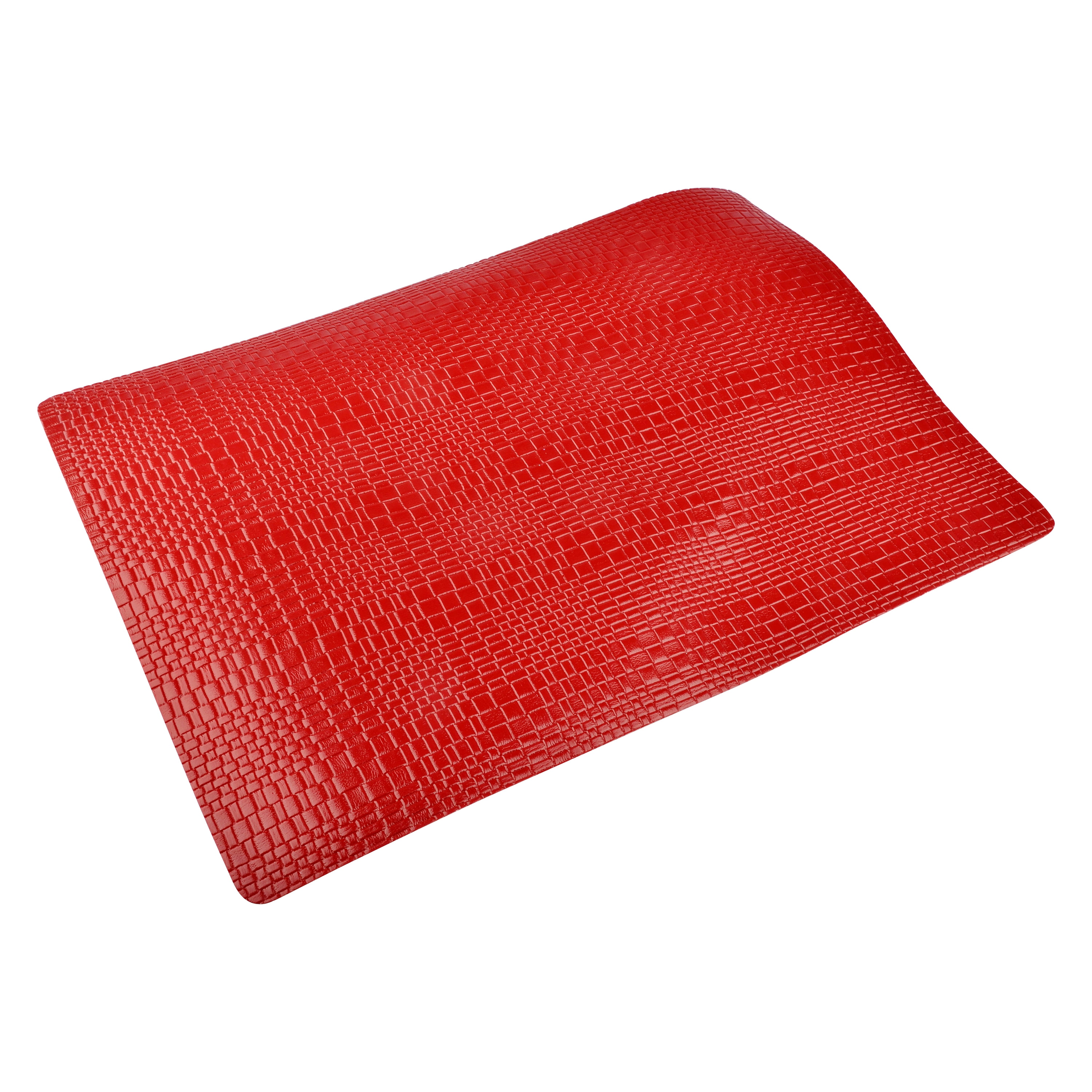 Mainstays Basket Weave Placemat, Red, 12"W x 18"L