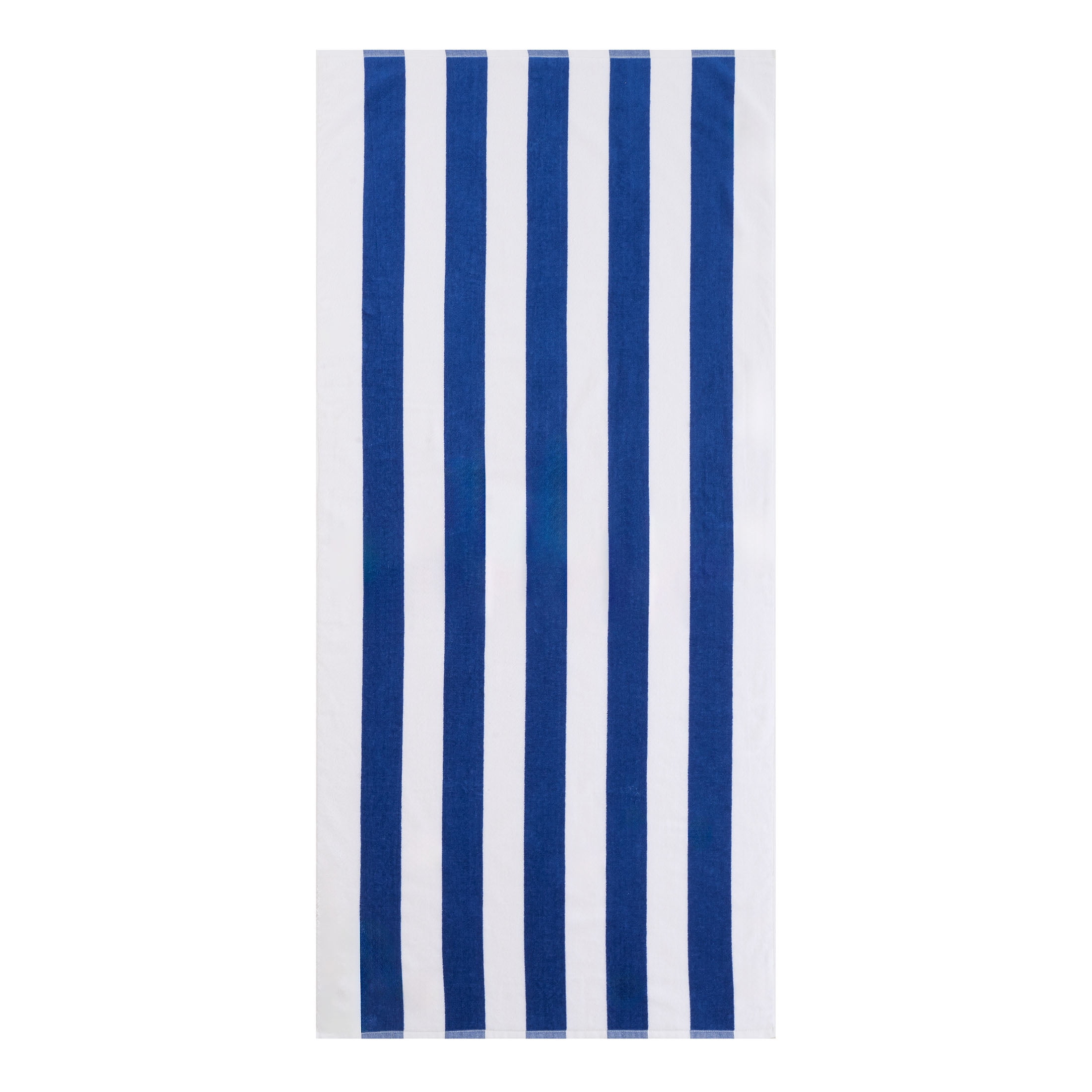 Mainstays Cabana Navy Striped Beach Towel, 58" x 28", Navy