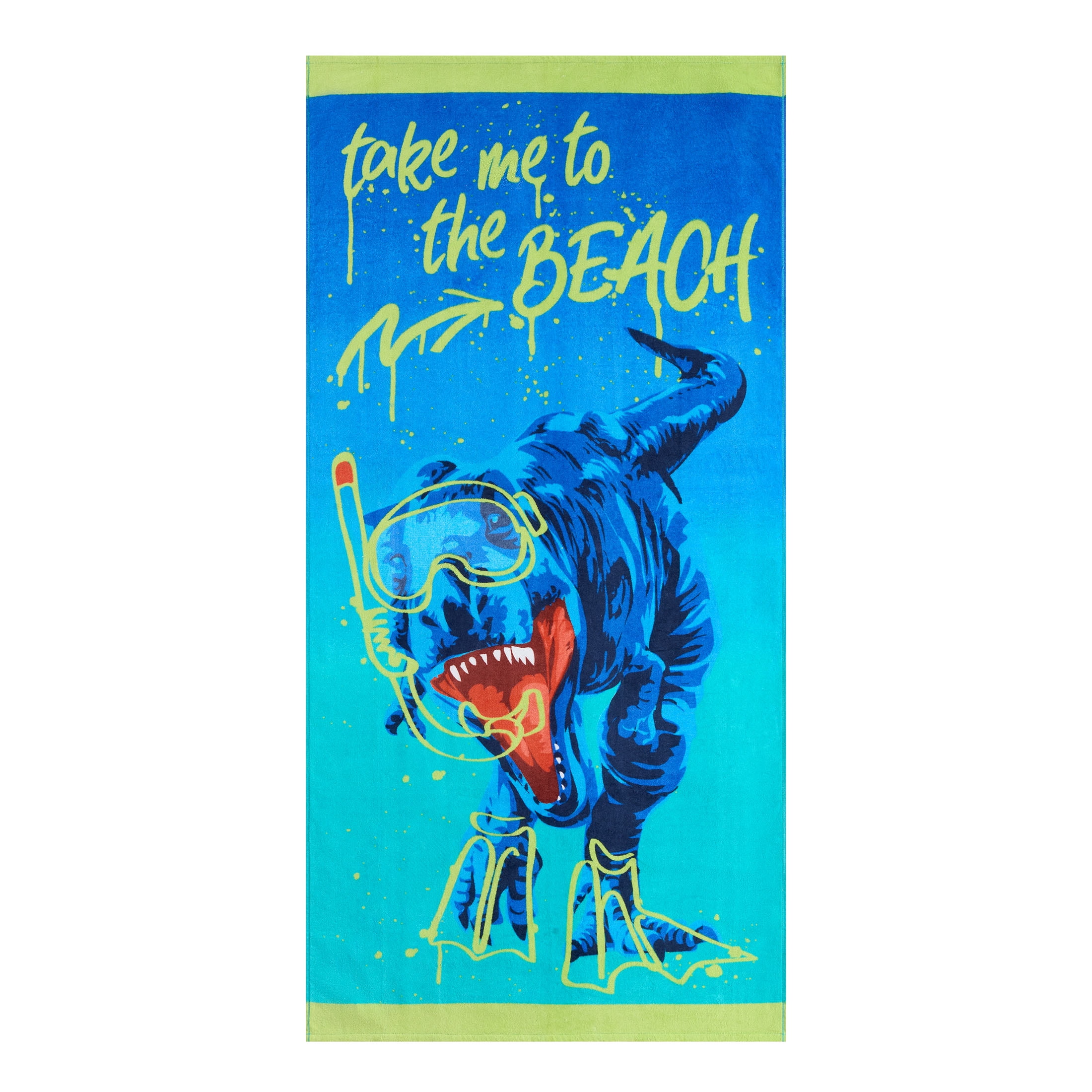 Mainstays Beach Collection Dinosaur Cotton-Blend Beach Towel