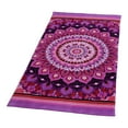 thumbnail interactive-video image 1 of Mainstays Beach Towel, Pink Medallion Print, 1 of 6
