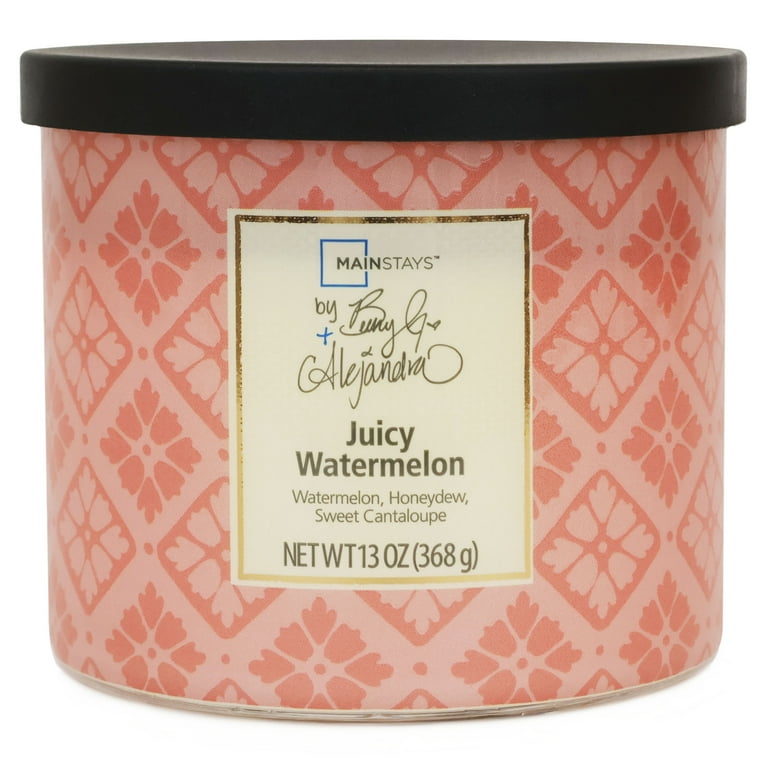 Mainstays by Becky G. & Alejandra 3-Wick Juicy Watermelon Candle