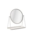thumbnail image 1 of Mainstays by Becky G. & Alejandra 9.65" Round Tabletop Mirror with Metal Tray, White, 1 of 13