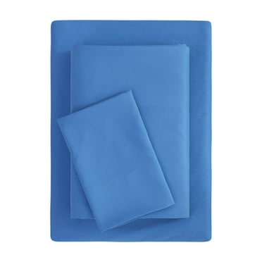 Mainstays by Becky G. & Alejandra Super Soft Microfiber Bed Sheet Set, Twin, Blue Eyes, 3 Piece