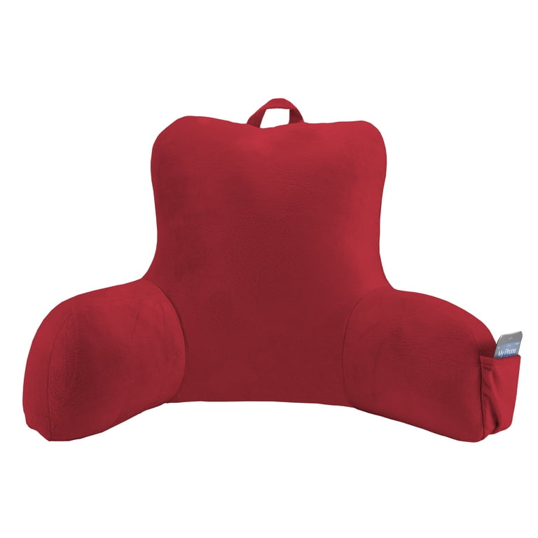 High back top bed rest pillow