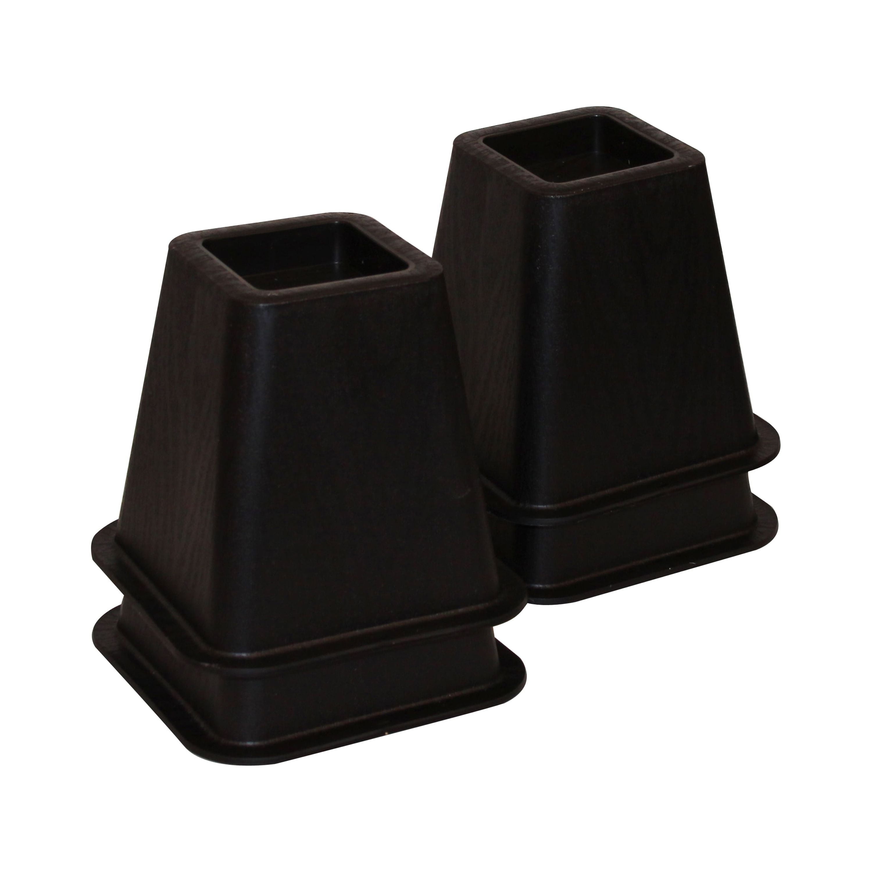 Mainstays Bed Riser, Black, 4pc