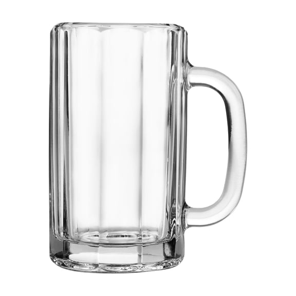 Mainstays Barnes 22 oz Clear Glass Beer Mug with Handle