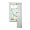 thumbnail image 1 of Mainstays Bel Air Indoor Curtain Single Panel, Pole Top, Smoke Grey, Polyester, 50"W x 84'L, Adult, 1 of 9