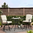 thumbnail image 1 of Mainstays Belden Park 3-Piece High Bistro Set - Tan, 1 of 4