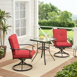 Better Homes Gardens Azalea Ridge 3 Piece Outdoor Bistro Set Decorative Pillows Are Not Included Walmart