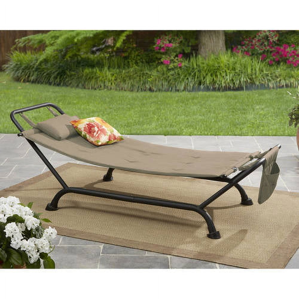 Mainstays Belden Park Hammock with Stand for Outdoor Patio and Deck Green Walmart